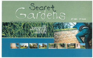 Kunstproject - 'Secret Gardens' | 27 mei - 17 juni 2000 (flyer p1)