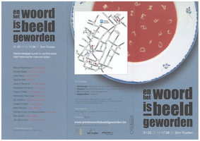 Art Project 'En het woord is beeld geworden' | 31 March - 17 June 2007 (flyer p1)